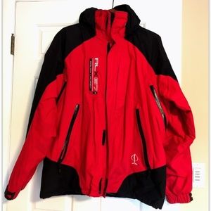 Ralph Lauren RLX 67 Ski Snowboard Jacket Red Black